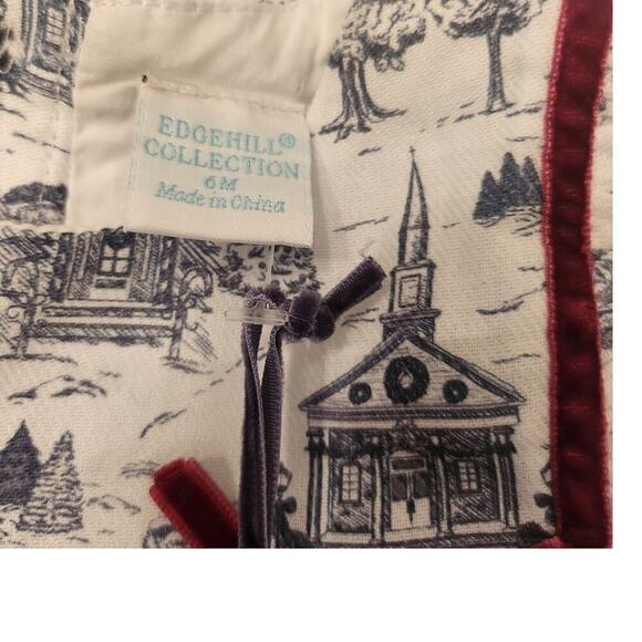 6M New Edgehill Collection Winter Scence Dress And Knee High Socks - Picture 3 of 5